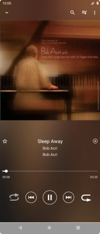 Press arrow right to go to the next audio file.