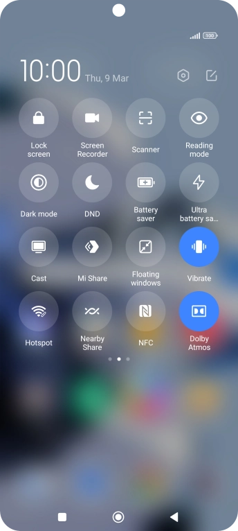 Press Battery saver to turn on the function.