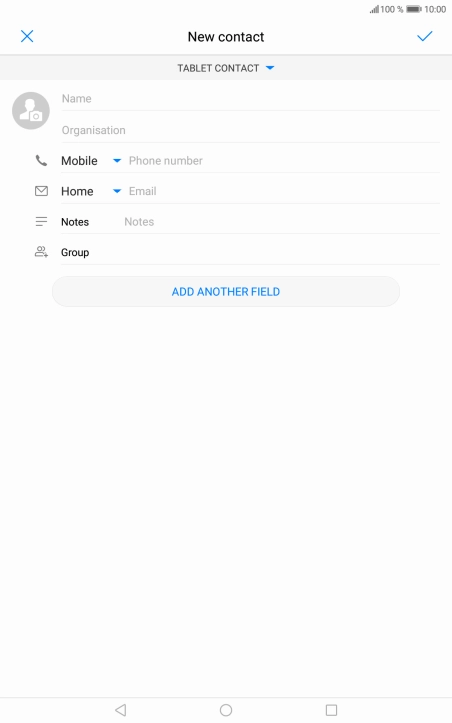 Press the address book drop down list.