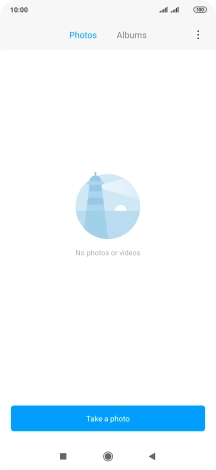 Press Albums and go to the required folder.