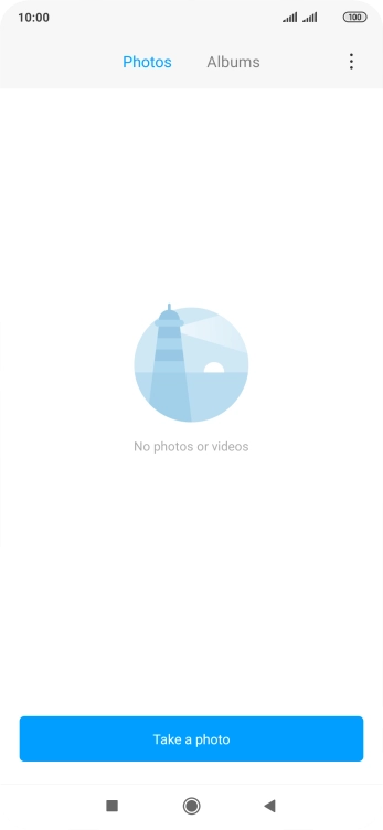 Press Albums and go to the required folder.