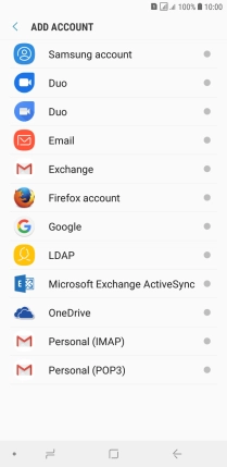 Press Google.