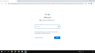 Follow the instructions on the screen to sign in to your Google account.