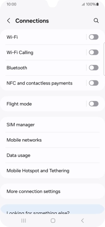 Press Mobile networks.