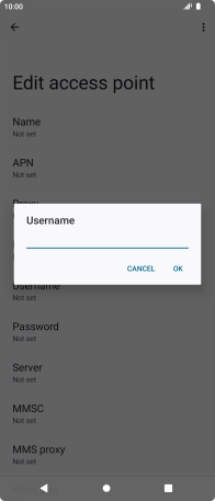 Key in o2 and press OK.