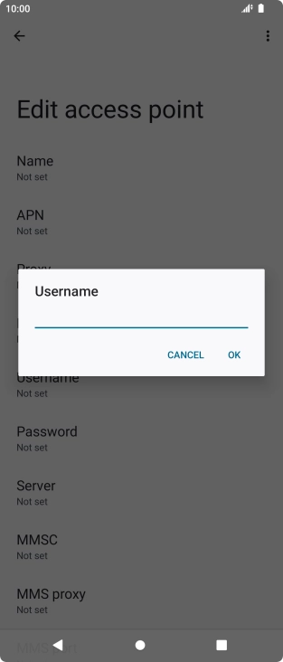 Key in o2 and press OK.