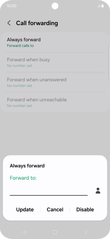 Press Disable.