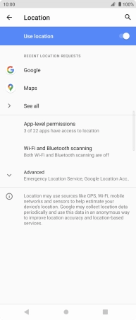 Press App-level permissions.