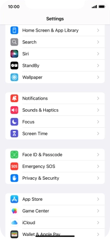 Press Screen Time and optionally select the required member of your family group.
