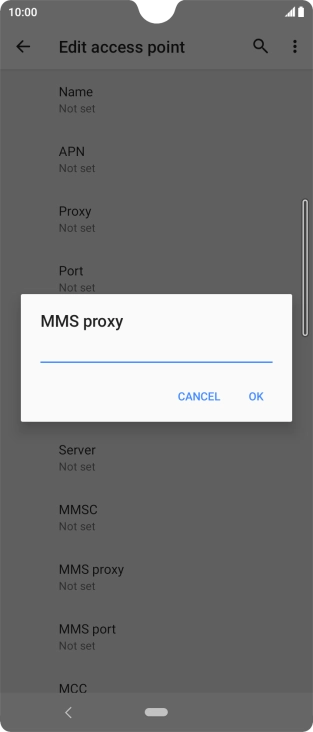 Key in 82.132.254.1 and press OK.