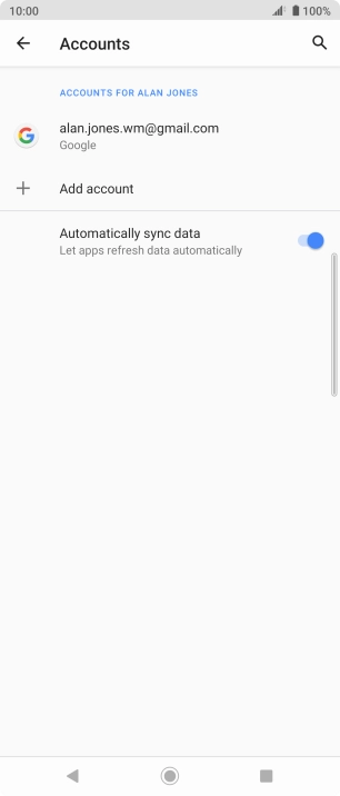 Press the Home key to return to the home screen.