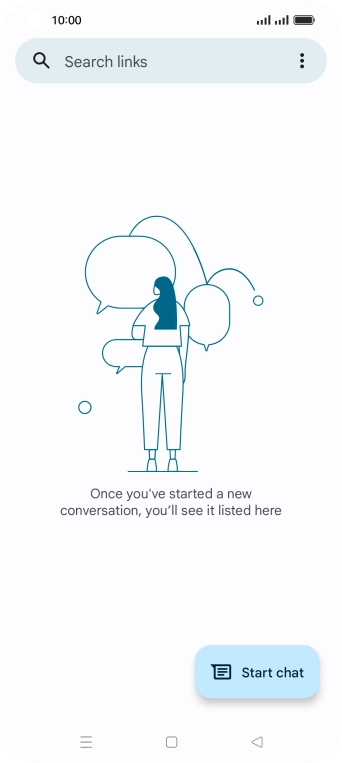 Press Start chat. Press Start chat.