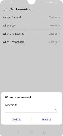 Key in 901 and press ENABLE.