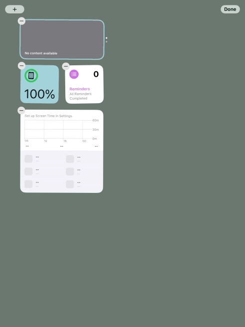 Press the add icon.