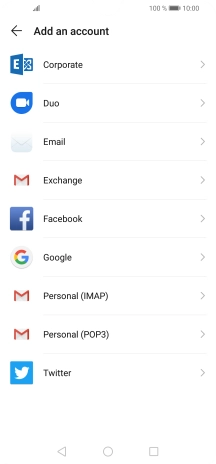 Press Google.