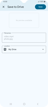 Press the field below 'Location' and go to the required folder.