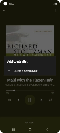 Press Create a new playlist.