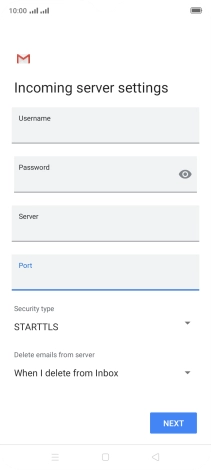 Press the drop down list below 'Security type'.