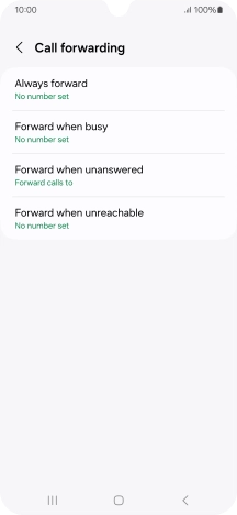 Press the Home key to return to the home screen.