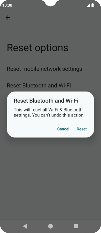 Press Reset.