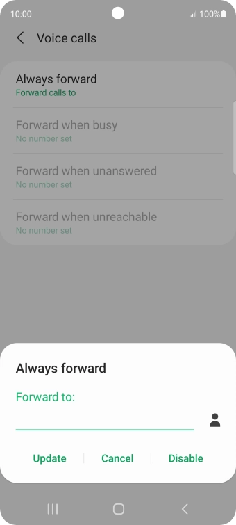 Press Disable.