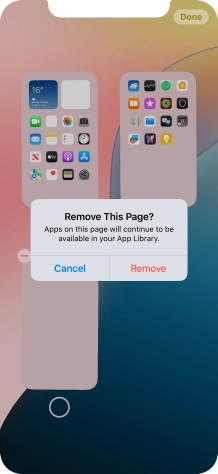 Press Remove.