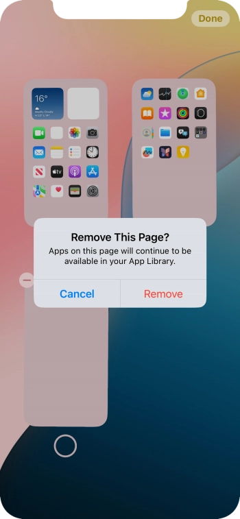 Press Remove.