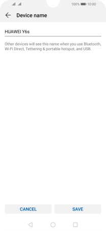 Key in the required WiFi hotspot name and press SAVE.