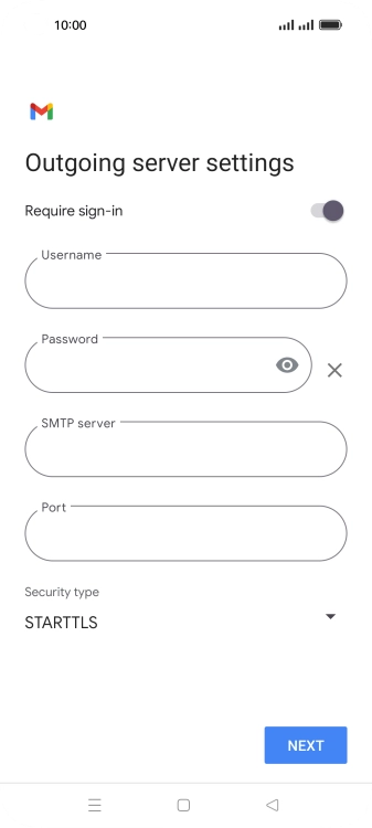 Press the indicator next to 'Require sign-in' to turn on the function.