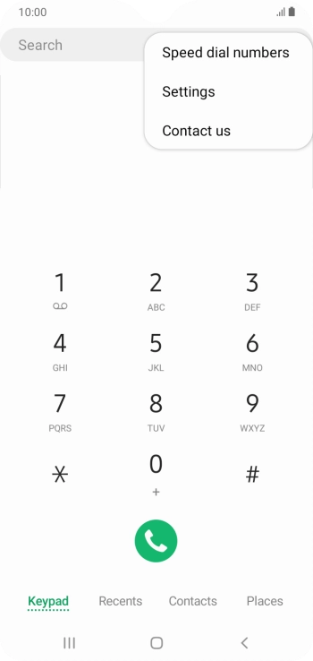 Press Settings.