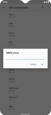 Key in 82.132.254.1 and press OK.