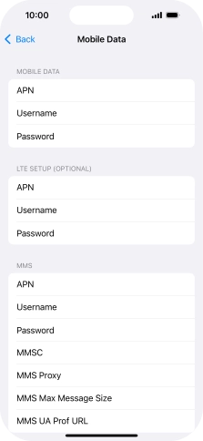 Press APN and key in wap.o2.co.uk.