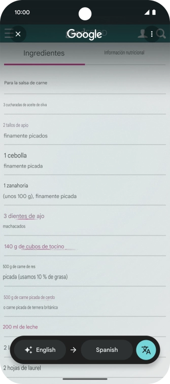 Follow the instructions on the screen to select the required language settings and use the function.