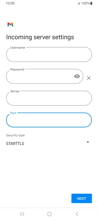 Press the drop down list below 'Security type'.