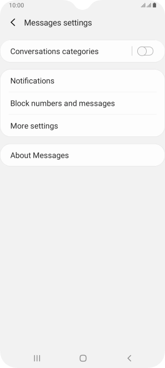 Press More settings.
