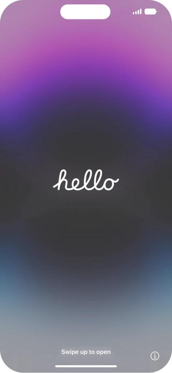 Slide your finger upwards starting from the bottom of the screen. Slide your finger upwards starting from the bottom of the screen.