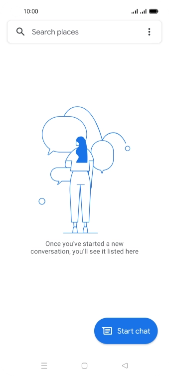 Press Start chat. Press Start chat.