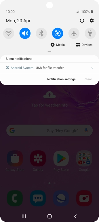 Press Android System.