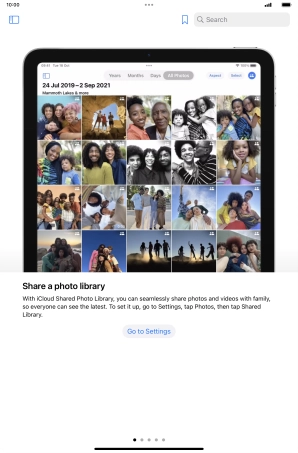 Slide your finger upwards starting from the bottom of the screen to return to the home screen.