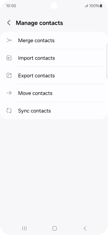 Press Import contacts.