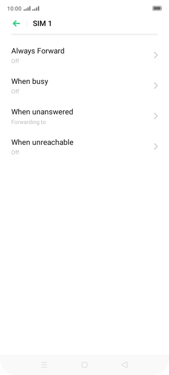 Press the Home key to return to the home screen.
