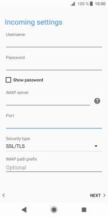 Press the drop down list below 'Security type'.
