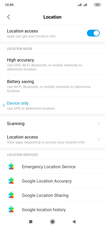 If you select High accuracy, your phone can find your exact position using the GPS satellites, the mobile network and nearby WiFi networks. Satellite-based GPS requires a clear view of the sky.