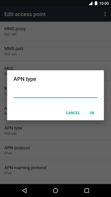 Key in mms and press OK. Key in mms and press OK.