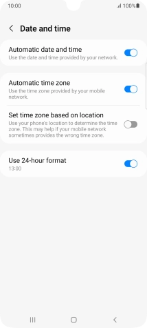 Press the Home key to return to the home screen.
