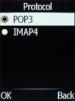 Select POP3.