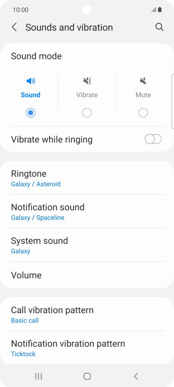 Press Ringtone.