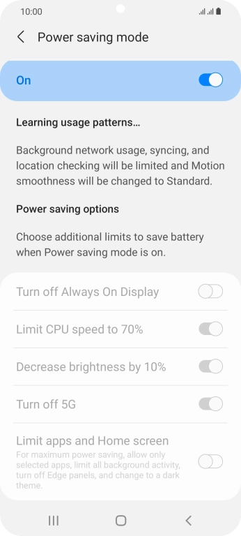 Press the Home key to return to the home screen.