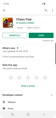 Press UNINSTALL.