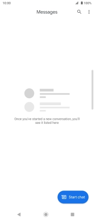 Press Start chat.
